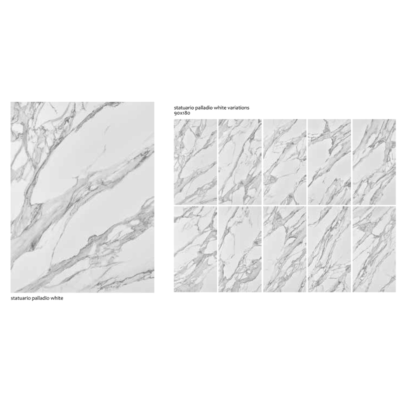 Marble 90×180 Statuario Palladio